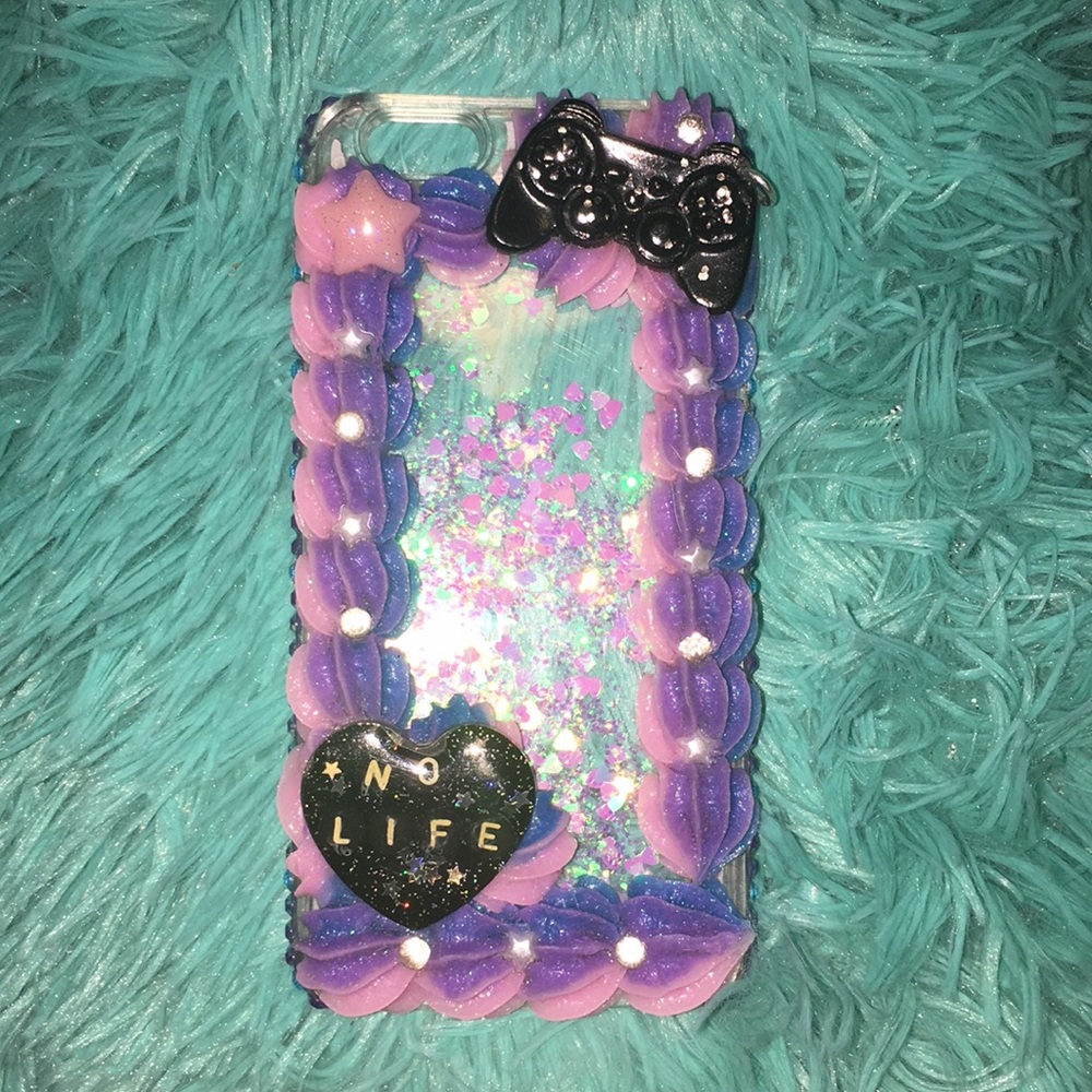iPhone 6 Deco/Glitter fall case